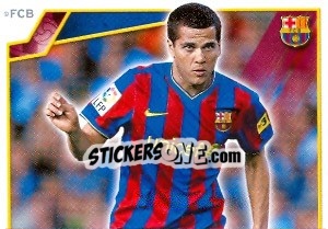 Sticker Даниель Алвеш - FC Barcelona 2009-2010 n. 50 - Panini
