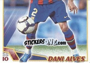 Sticker Даниель Алвеш - FC Barcelona 2009-2010 - Panini