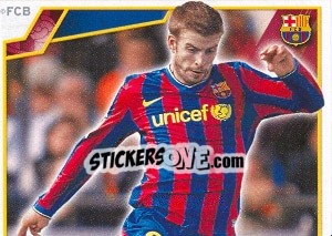 Cromo Жерар Пике - FC Barcelona 2009-2010 - Panini