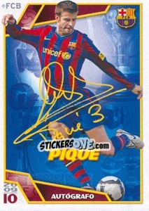 Cromo Жерар Пике - FC Barcelona 2009-2010 - Panini