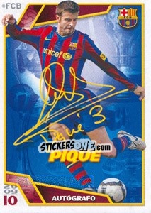 Sticker Жерар Пике - FC Barcelona 2009-2010 n. 60 - Panini