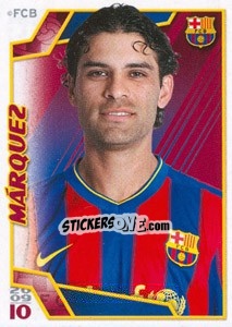 Cromo Маркез - FC Barcelona 2009-2010 - Panini