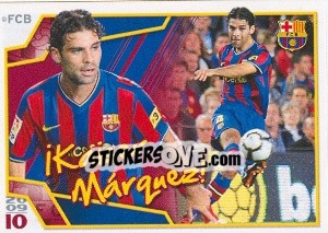 Sticker Маркез - FC Barcelona 2009-2010 n. 67 - Panini