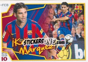 Sticker Маркез - FC Barcelona 2009-2010 - Panini