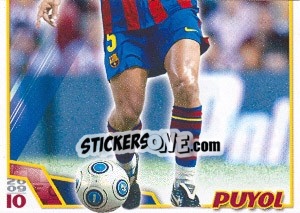 Cromo Карлес Пуёль - FC Barcelona 2009-2010 - Panini