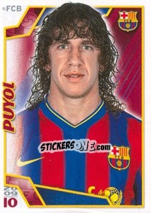 Sticker Карлес Пуёль - FC Barcelona 2009-2010 n. 70 - Panini