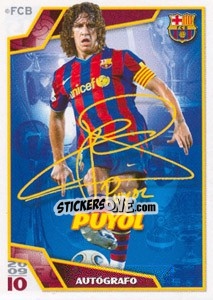 Sticker Карлес Пуёль - FC Barcelona 2009-2010 - Panini