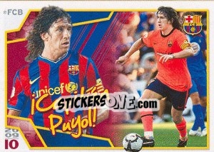 Cromo Карлес Пуёль - FC Barcelona 2009-2010 - Panini