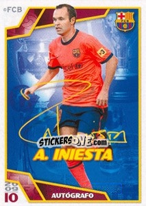 Figurina Иньеста - FC Barcelona 2009-2010 - Panini