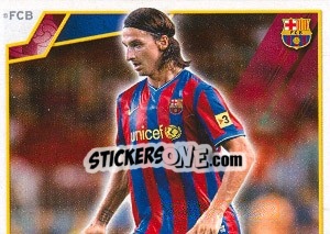 Figurina Златан Ибрагимович - FC Barcelona 2009-2010 n. 86 - Panini