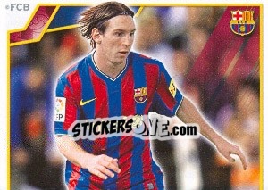 Cromo Лионель Месси - FC Barcelona 2009-2010 - Panini