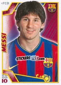 Figurina Лионель Месси - FC Barcelona 2009-2010 - Panini