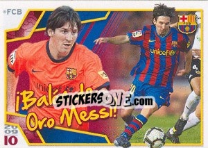 Sticker Лионель Месси - FC Barcelona 2009-2010 - Panini