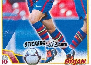 Sticker Боян Кркич - FC Barcelona 2009-2010 - Panini