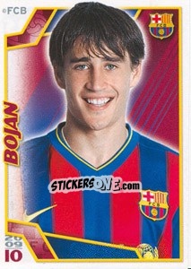 Figurina Боян Кркич - FC Barcelona 2009-2010 n. 100 - Panini