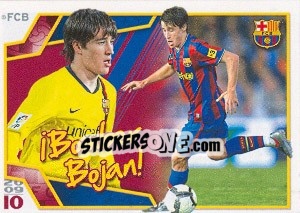 Cromo Боян Кркич - FC Barcelona 2009-2010 - Panini