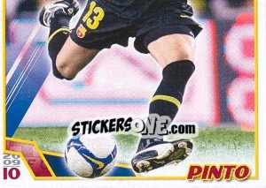 Sticker Пинто - FC Barcelona 2009-2010 n. 105 - Panini