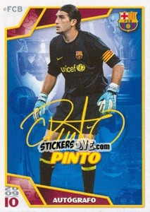 Sticker Пинто - FC Barcelona 2009-2010 - Panini