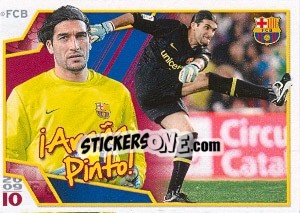 Sticker Пинто - FC Barcelona 2009-2010 - Panini