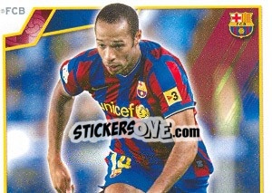 Cromo Тьери Анри - FC Barcelona 2009-2010 - Panini