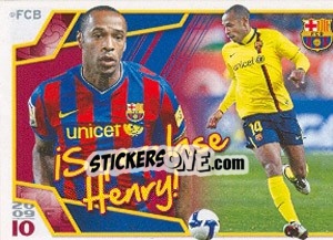 Figurina Тьери Анри - FC Barcelona 2009-2010 n. 115 - Panini