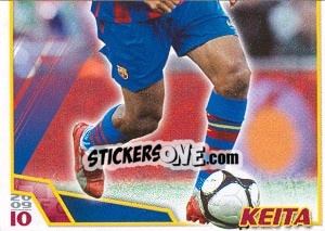 Cromo Сейду Кейта - FC Barcelona 2009-2010 - Panini