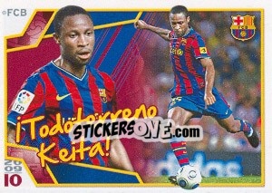 Sticker Сейду Кейта - FC Barcelona 2009-2010 n. 121 - Panini