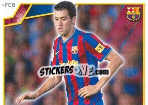 Figurina Серхио Бискетс - FC Barcelona 2009-2010 - Panini