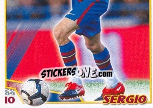 Sticker Серхио Бискетс - FC Barcelona 2009-2010 - Panini