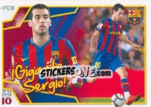 Cromo Серхио Бискетс - FC Barcelona 2009-2010 - Panini