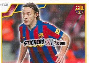 Sticker Милито - FC Barcelona 2009-2010 - Panini