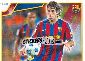Sticker Максвел - FC Barcelona 2009-2010 - Panini