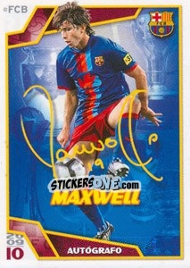 Sticker Максвел - FC Barcelona 2009-2010 n. 144 - Panini