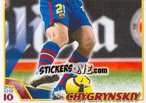 Sticker Дмитрий Чигринский - FC Barcelona 2009-2010 - Panini
