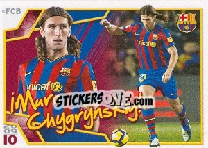 Cromo Дмитрий Чигринский - FC Barcelona 2009-2010 - Panini