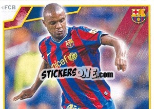 Sticker Эрик Абидаль - FC Barcelona 2009-2010 - Panini