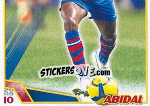 Figurina Эрик Абидаль - FC Barcelona 2009-2010 n. 153 - Panini
