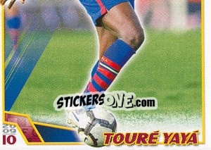 Sticker Яя Туре - FC Barcelona 2009-2010 - Panini