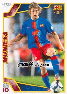 Figurina Marc Muniesa - FC Barcelona 2009-2010 - Panini