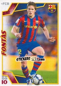 Sticker Andreu Fontas - FC Barcelona 2009-2010 - Panini