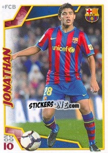 Sticker Jonathan dos Santos - FC Barcelona 2009-2010 - Panini