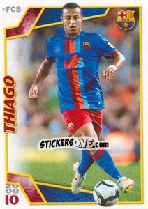 Sticker Thiago Alcántara - FC Barcelona 2009-2010 n. 168 - Panini