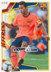 Sticker Jeffren - FC Barcelona 2009-2010 n. 169 - Panini