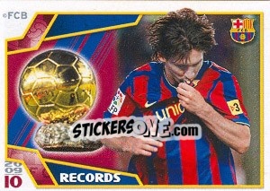 Sticker Lionel Messi - FC Barcelona 2009-2010 n. 173 - Panini