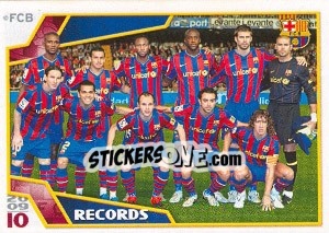 Cromo FC Barcelona 2009-10