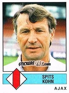 Sticker Spits Kohn - Voetbal 1986-1987 - Panini