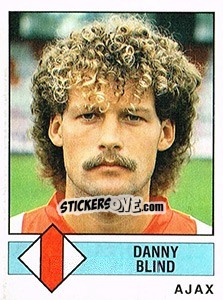 Sticker Danny Blind - Voetbal 1986-1987 n. 6 - Panini