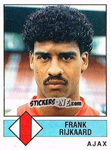 Sticker Frank Rijkaard - Voetbal 1986-1987 n. 9 - Panini