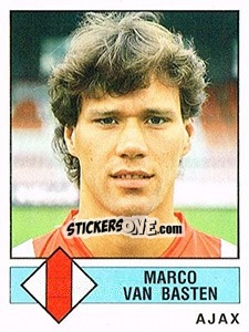 Sticker Marco van Basten - Voetbal 1986-1987 - Panini