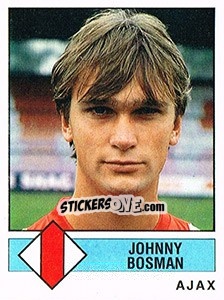 Figurina Johnny Bosman - Voetbal 1986-1987 - Panini